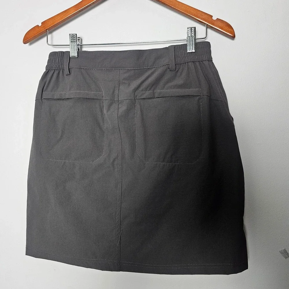 Libin Womens Ripstop Athletic Skort Size M Gray Hiking Outdoor‎ Activewear